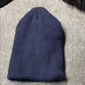Men's Navy Knit Beanie Hat - Everyday Warmth